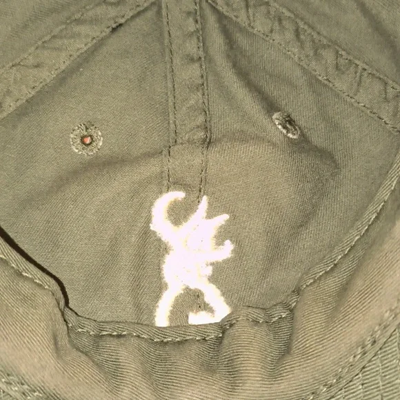 Browning Embroidered Logo Strap-on Cap Hat